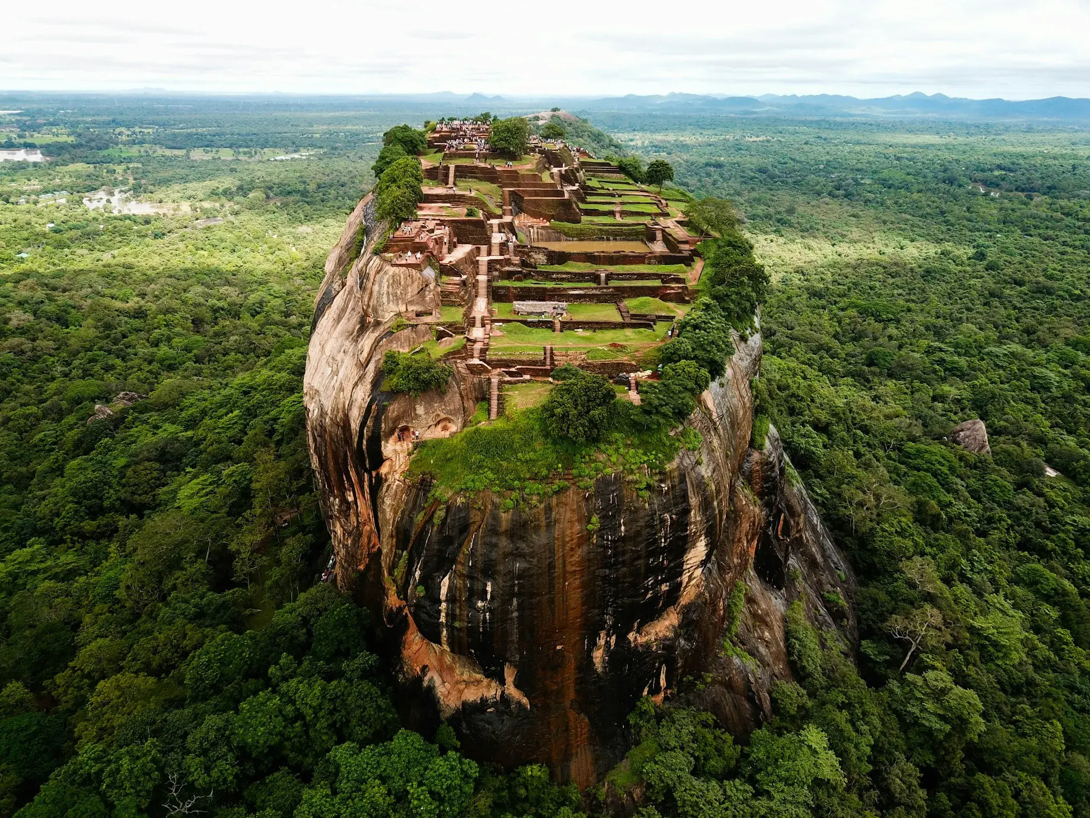 Sigiriya rock fortress above Sri Lanka's central plains